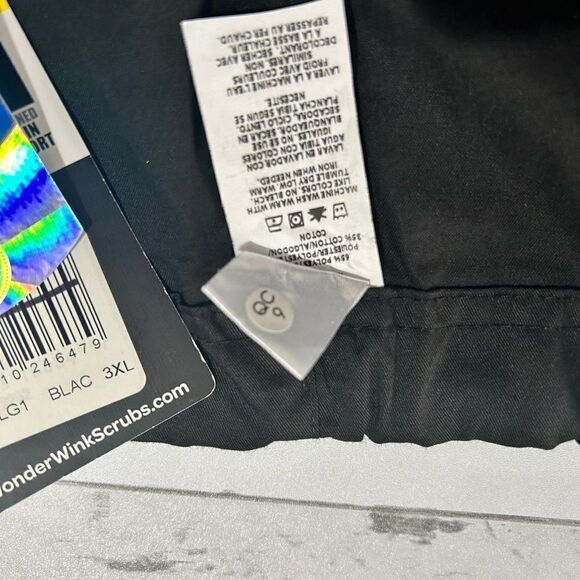 Florida Gators Black Wonder Wink Scrubs Size 3XL Unisex Drawstring Comfy New NWT - Picture 5 of 6